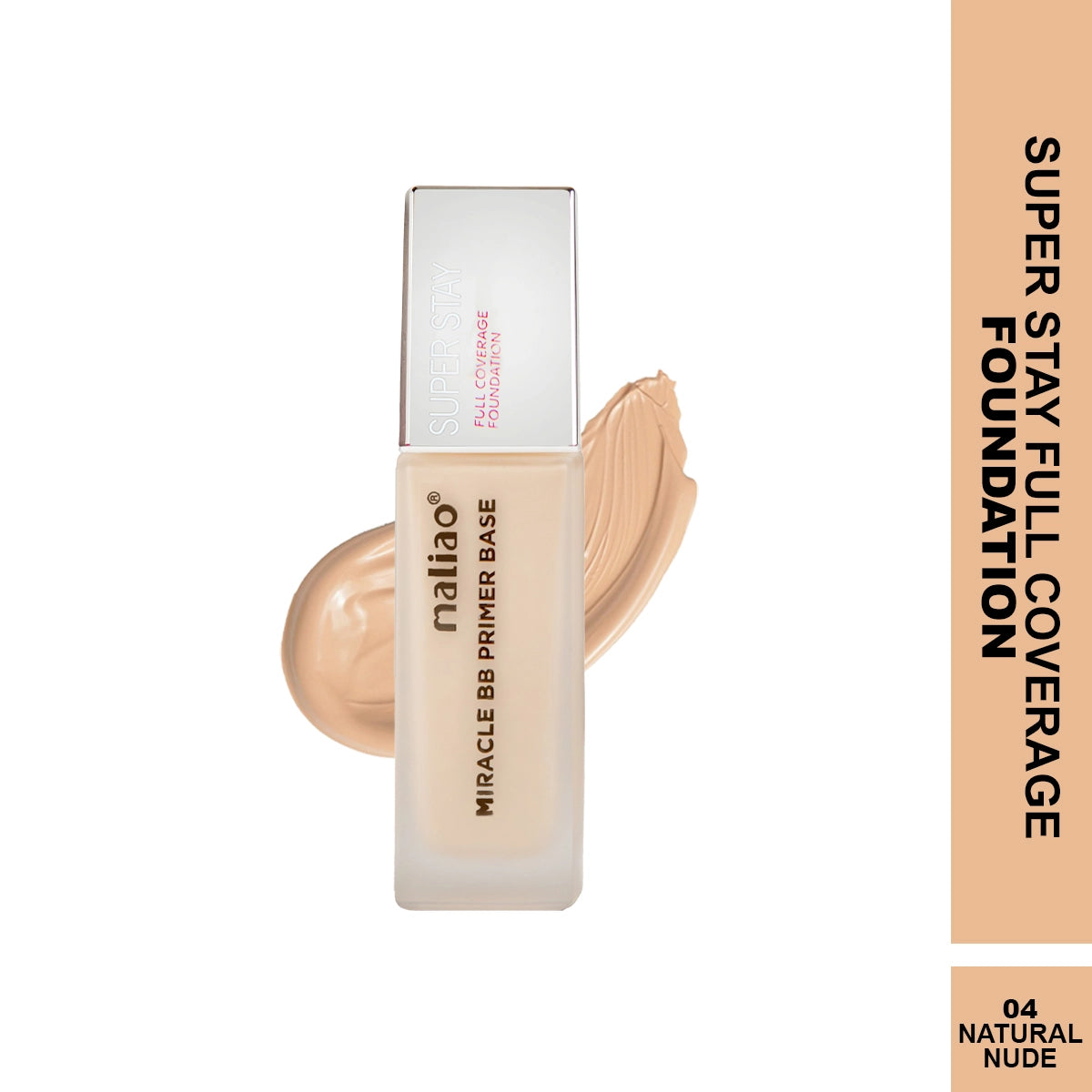 Maliao Super Stay Full Coverage Miracle BB Primer Base Foundation - Ultimate Beauty Fusion